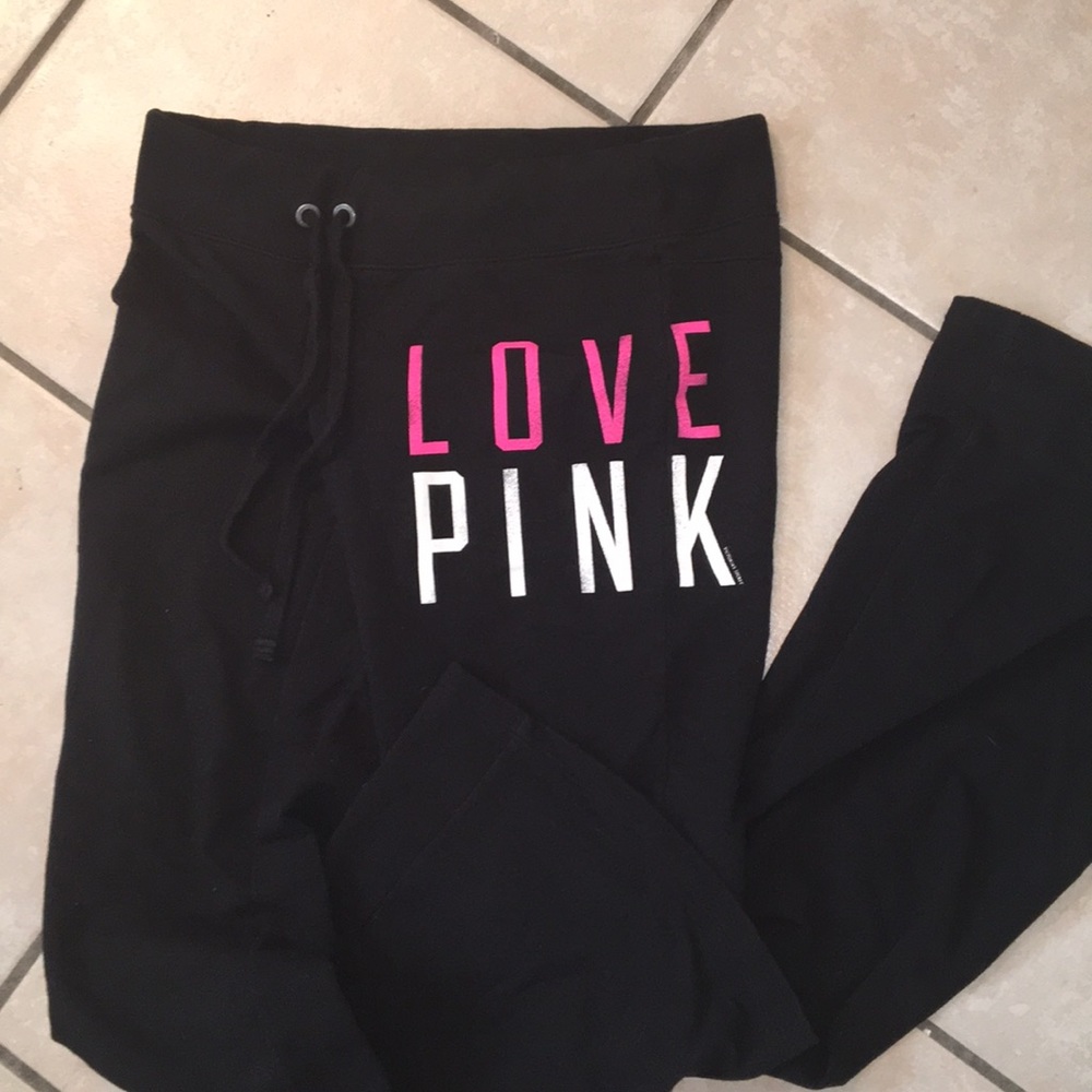 VS Pink black sweatpants